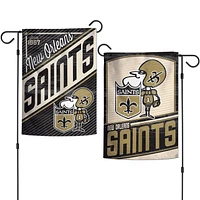 Drapeau de jardin d'équipe WinCraft New Orleans Saints 12'' x 18''