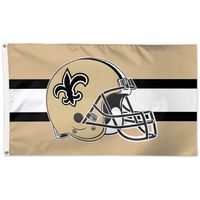 WinCraft New Orleans Saints 3' x 5' Helmet Deluxe - Single-Sided Flag