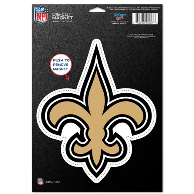 New Orleans Saints 6 x 6 Xpression Logo Full Color Car Magnet