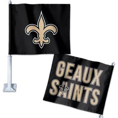 New Orleans Saints WinCraft Double-Sided Slogan Car Flag