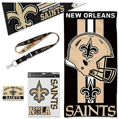 Pack d'accessoires pour fans WinCraft New Orleans Saints House