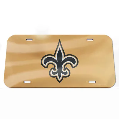 New Orleans Saints WinCraft Logo Crystal Mirror License Plate