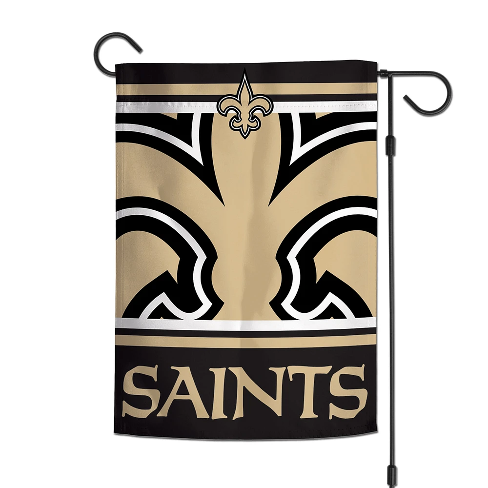 WinCraft New Orleans Saints Team Drapeau de jardin 2 faces 12'' x 18''