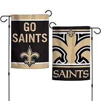 WinCraft New Orleans Saints Team Drapeau de jardin 2 faces 12'' x 18''