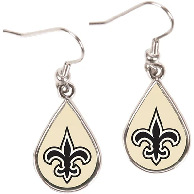 WinCraft New Orleans Saints Boucles d'oreilles pendantes en forme de larme