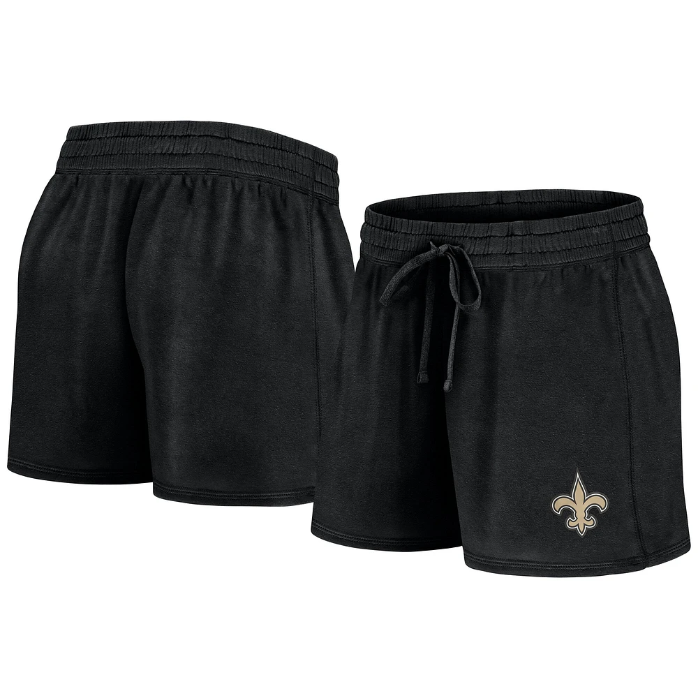 Short noir New Orleans Saints Start to Finish pour femme Fanatics