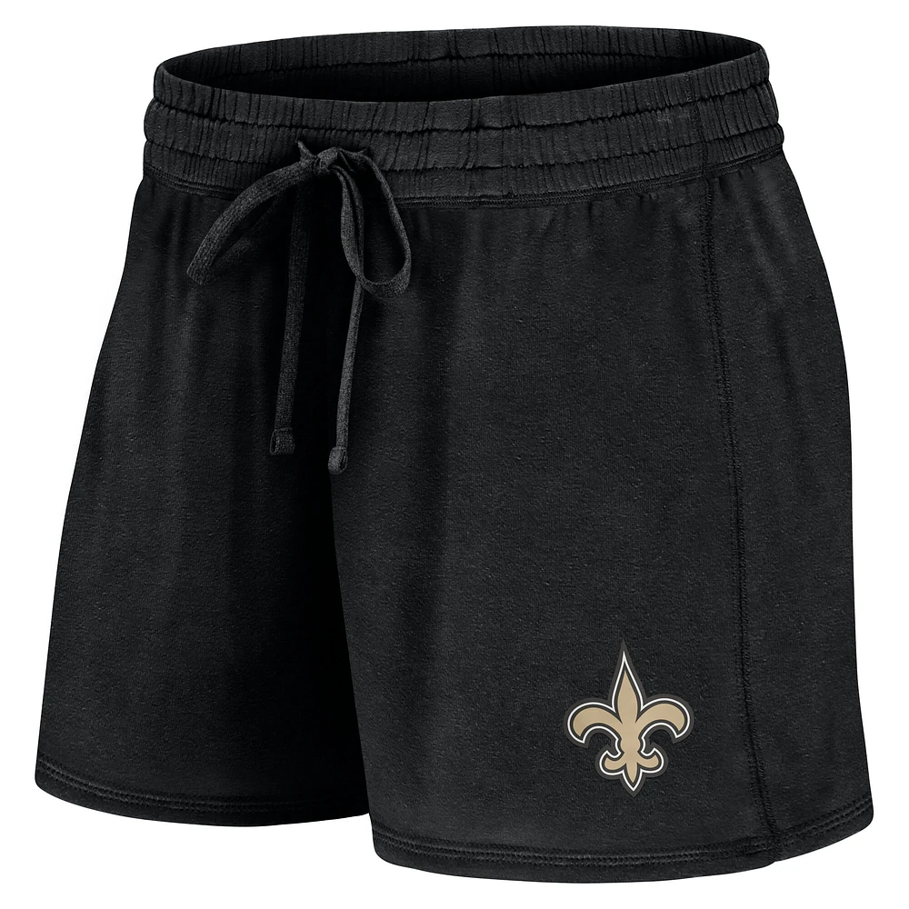Short noir New Orleans Saints Start to Finish pour femme Fanatics