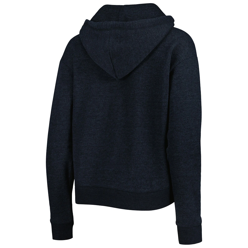 Sweat à capuche encolure crantée Kennedy New Orleans Saints '47 noir pour femme