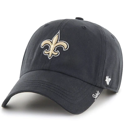 Casquette réglable '47 New Orleans Saints Miata Clean Up pour femme