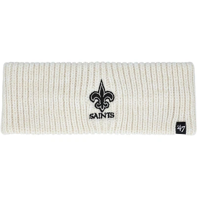 Women's '47 Cream New Orleans Saints Meeko Headband