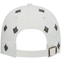 Women's '47 White New Orleans Saints Confetti Clean Up Adjustable Hat