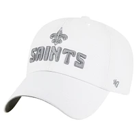 Women's '47  White New Orleans Saints Luminace Clean Up Adjustable Hat