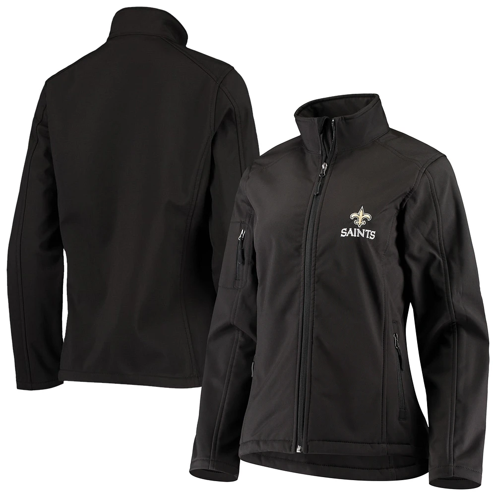 Blouson softshell noir New Orleans Saints Full-Zip Sonoma femme