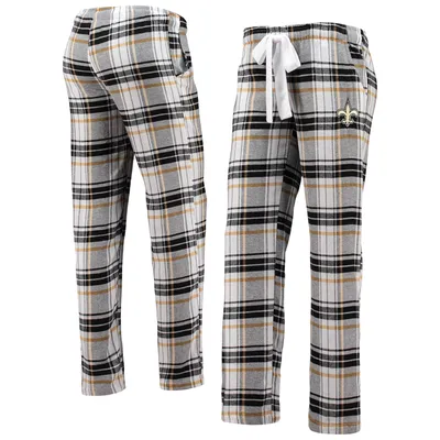 New Orleans Saints Concepts Sport Women's Accolade Flannel Pants - Black/Gold