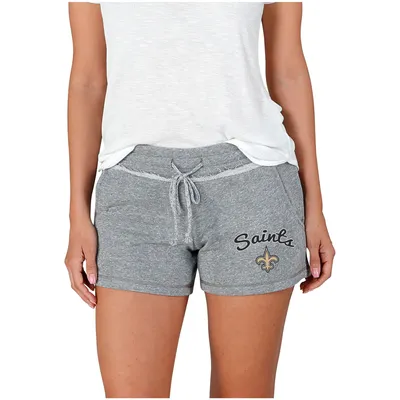 New Orleans Saints Concepts Sport Women's Mainstream Terry Shorts - Gray