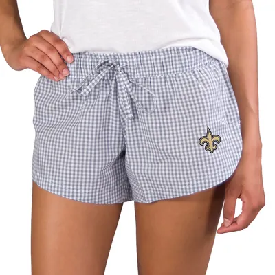 New Orleans Saints Concepts Sport Women's Tradition Woven Shorts - Gray