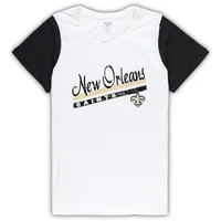 New Orleans Saints Womens Plus Size 1X Black Shirt