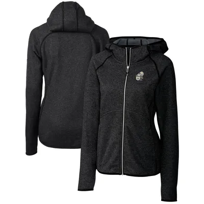 Women's Nike Heather Charcoal New Orleans Saints Raglan Funnel Neck Pullover Hoodie Size: Extra Small