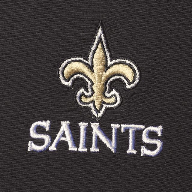 Veste en molleton Softshell New Orleans Saints pour femme Dunbrooke, noire, entièrement zippée