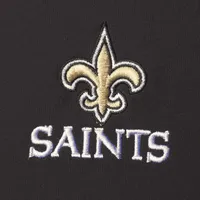 Women's Dunbrooke Black New Orleans Saints Softshell Fleece Full-Zip Jacket