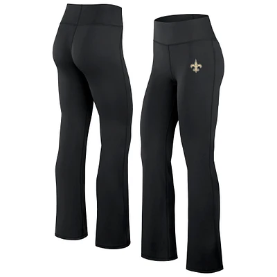 Women's Fanatics Black New Orleans Saints Maxed Out Flare Leggings