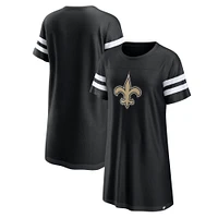 Robe noire Fanatics Victory des Saints de la Nouvelle-Orléans pour femmes