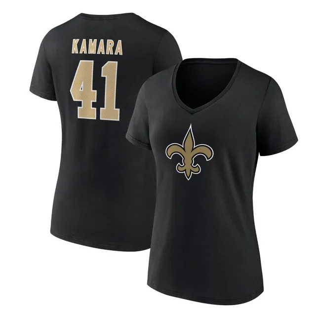 Nike Youth New Orleans Saints Alvin Kamara #41 Atmosphere Grey Game Jersey