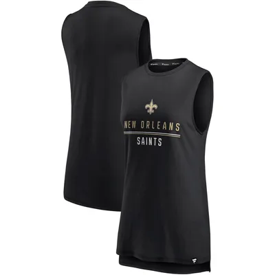 Men's Nike Heathered Charcoal New Orleans Saints Tri-Blend Tank Top Size: Large