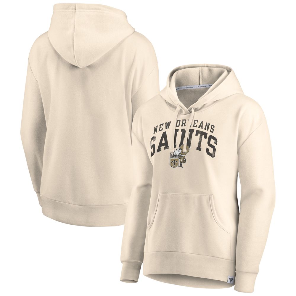 NFL New Orleans Saints Girls' Fleece Hooded Sweatshirt - XL