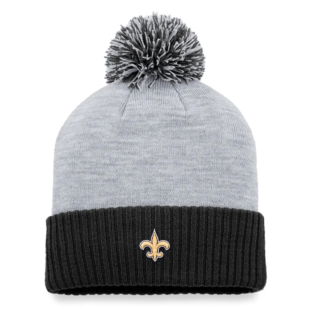 Fanatics Branded Heather Gray Houston Texans Cuffed Knit Hat with Pom