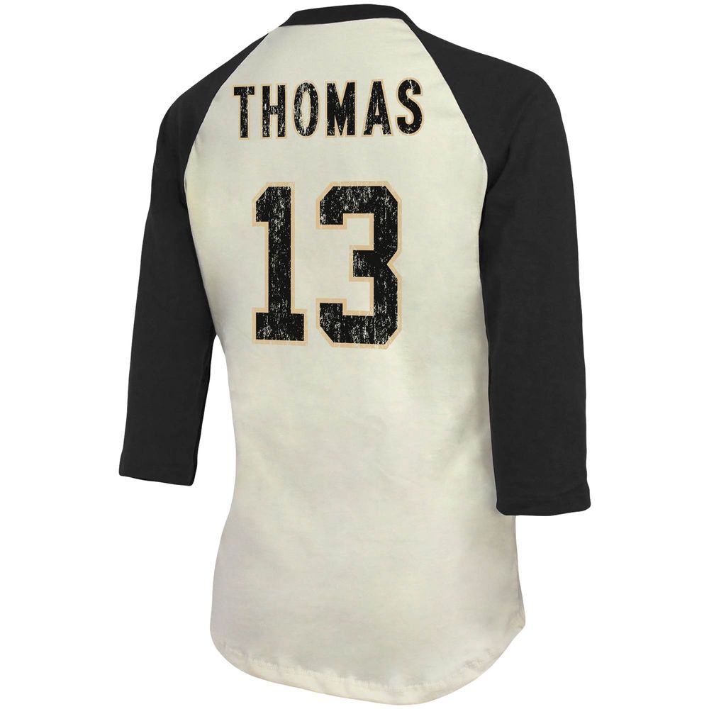 Women's Fanatics Branded Michael Thomas Cream/Black New Orleans