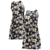 New Orleans Saints FOCO Women's Floral Sundress - Black