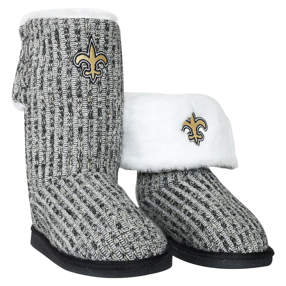 Bottes à boutons FOCO New Orleans Saints pour femmes