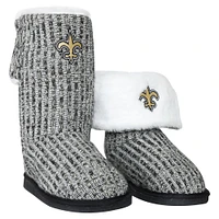 Bottes à boutons FOCO New Orleans Saints pour femmes