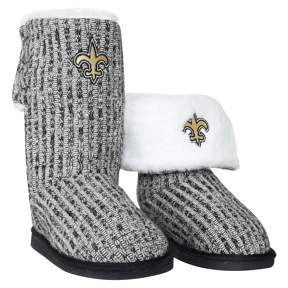 Bottes à boutons FOCO New Orleans Saints pour femmes