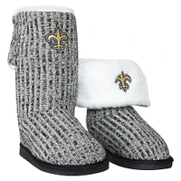 Bottes à boutons FOCO New Orleans Saints pour femmes