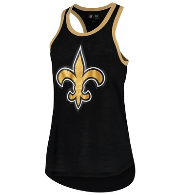 Débardeur noir New Orleans Saints Tater G-III 4Her by Carl Banks pour femmes