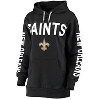 Sweat à capuche Extra Point G-III 4Her by Carl Banks pour femme New Orleans Saints bleu marine