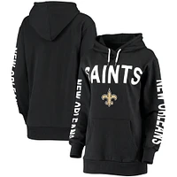 Sweat à capuche Extra Point G-III 4Her by Carl Banks pour femme New Orleans Saints bleu marine