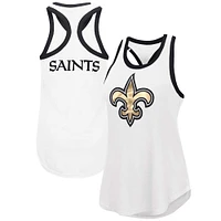 Débardeur G-III 4Her by Carl Banks pour femmes, blanc, New Orleans Saints Tater