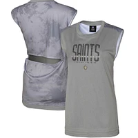 Débardeur gris New Orleans Saints No Sweat femme