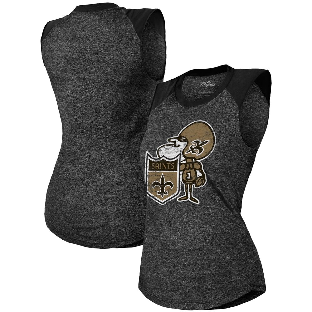 Majestic Threads Women's Majestic Threads Black New Orleans Saints