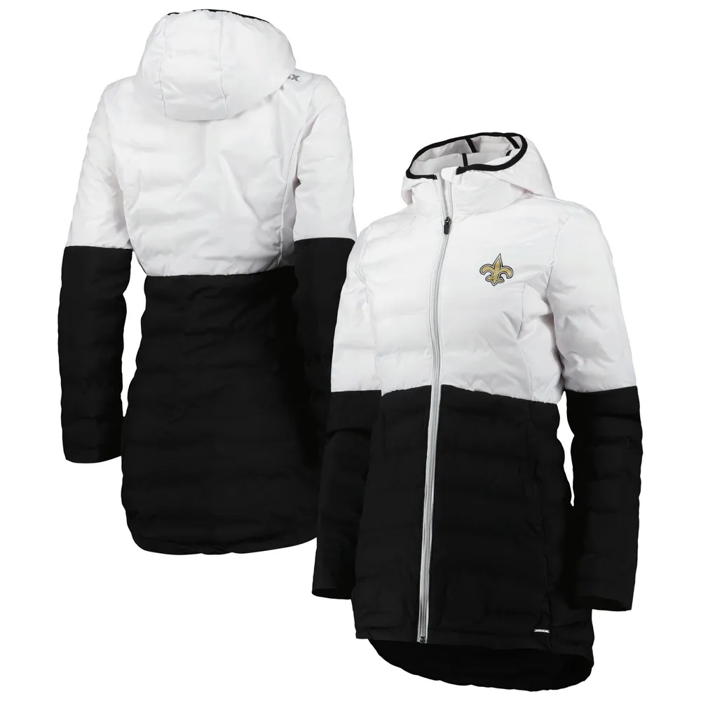 Buffalo Bills MSX by Michael Strahan Women's Willow Quilted Hoodie Full-Zip  Jacket - White/Royal