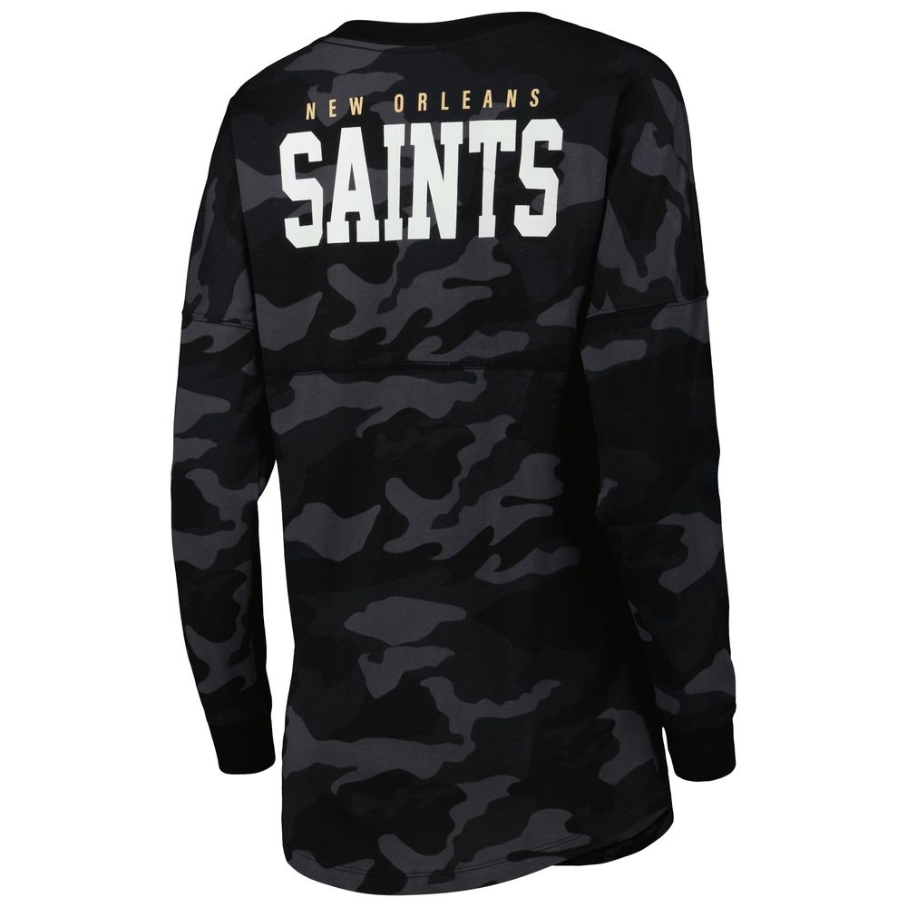 New Orleans Saints Mono Logo Graphic Crew Sweatshirt - Womens