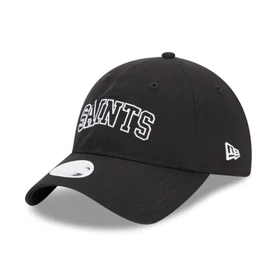 New Orleans Saints New Era Women's Collegiate 9TWENTY Adjustable Hat - Black