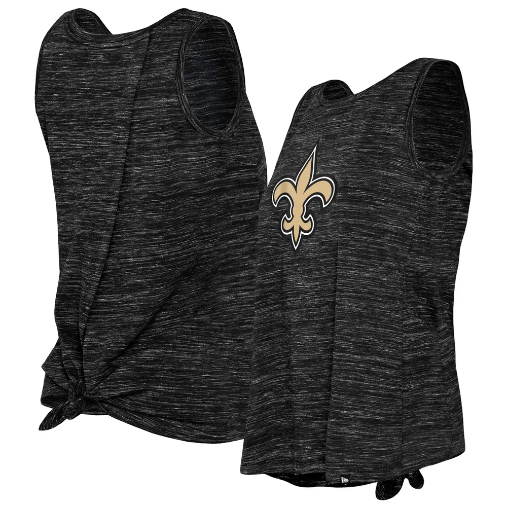 Débardeur à nouer dans le dos noir New Orleans Saints pour femme Era