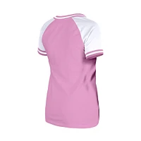 Women's New Era Pink Orleans Saints Mommy & Me V-Neck T-Shirt