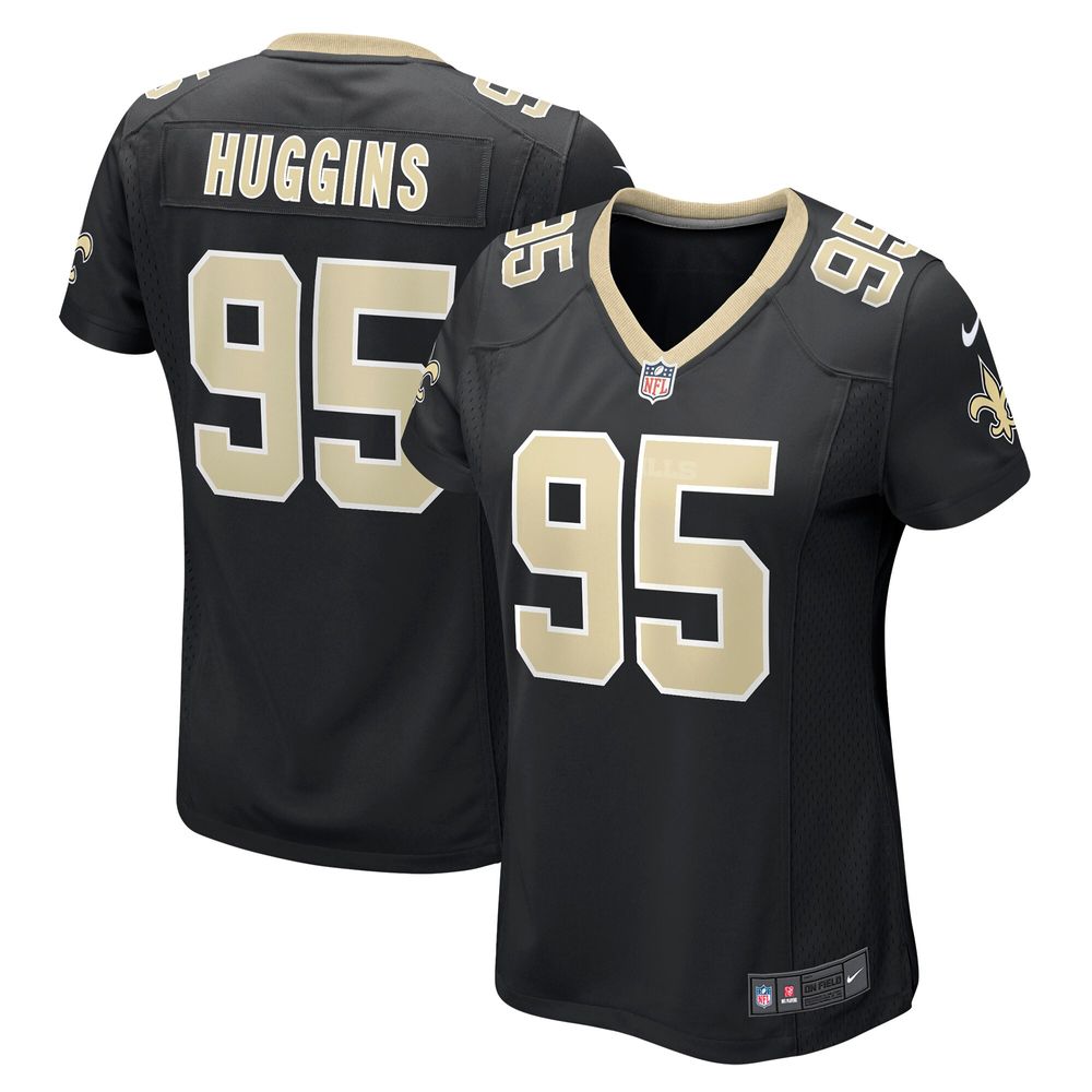 Women's Nike Albert Huggins Black New Orleans Saints Player Game Jersey