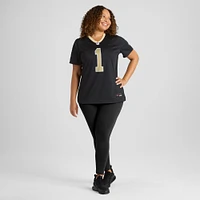 Maillot de match l'équipe Nike Alontae Taylor noir pour femme des Saints la Nouvelle-Orléans