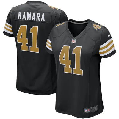 Men's Fanatics Branded Alvin Kamara Black New Orleans Saints Player Icon Name & Number T-Shirt Size: Medium